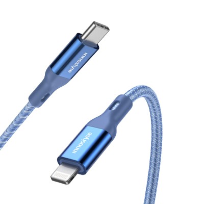 Cáp USB-C to Lightning MFi 60W Innostyle Powerflex 1.5m ICL150AL