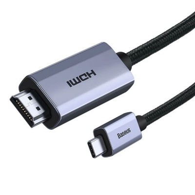 Cáp chuyển USB Type-C sang HDMI Baseus LVE043-2M-BK