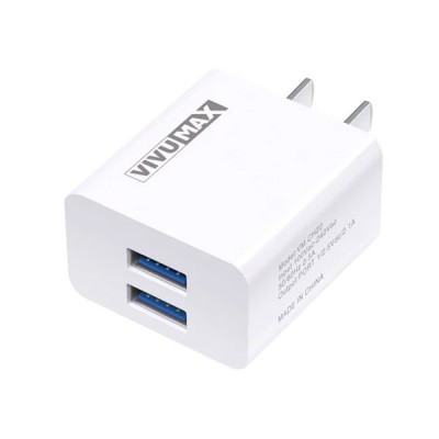 Củ sạc nhanh 2.1A 2 USB VivuMax VM-CH22W