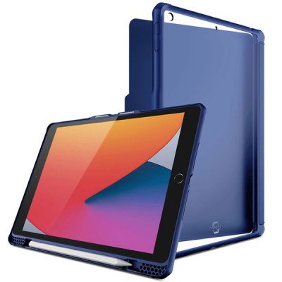 Bao da iPad Pro 10.2" 2020 Itskins Hybrid Solid Folio Blue