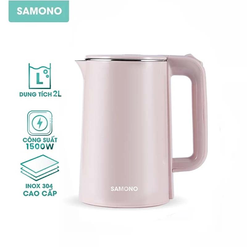 Ấm đun siêu tốc Samono SW-EKP13 (No.SWEKP13-W)