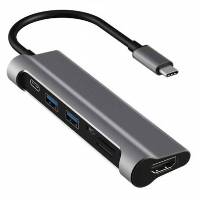 Cổng chuyển Jcpal USB-C Multiport 6in1 JCP6217