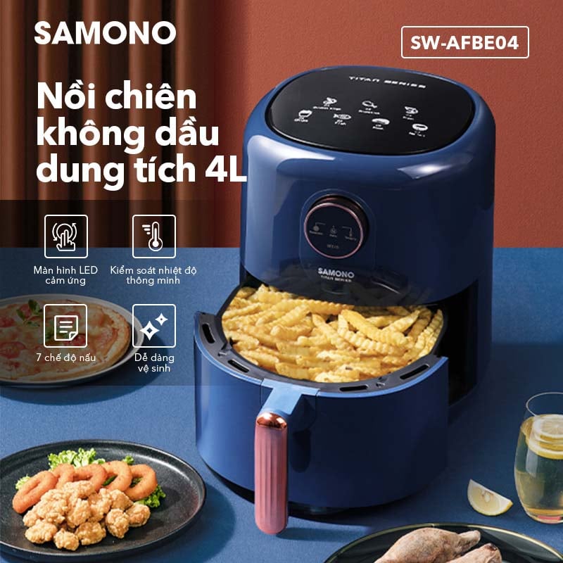 Nồi chiên không dầu Samono SW-AFBE04 (No.SWAFBE04-W)