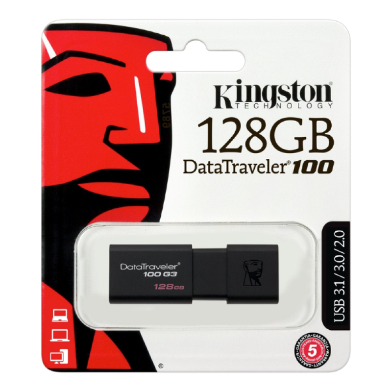USB Kingston 128GB DT100G3 USB 3.0